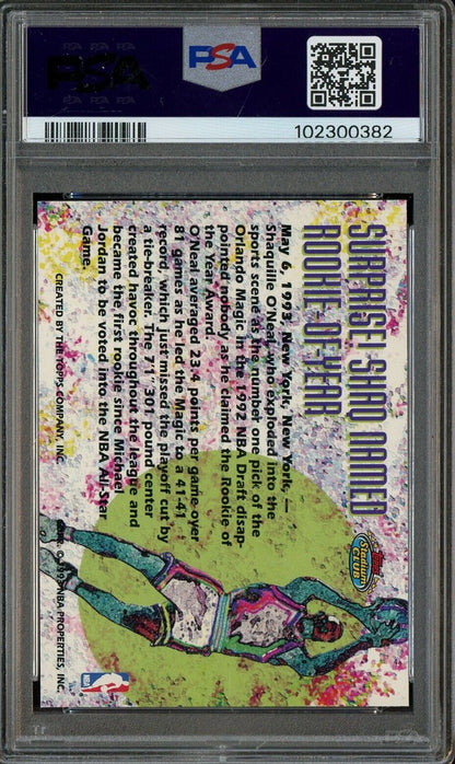 1993 Topps Stadium Club Members Only 59 Shaquille O'Neal PSA 8 Magic - SHAQ