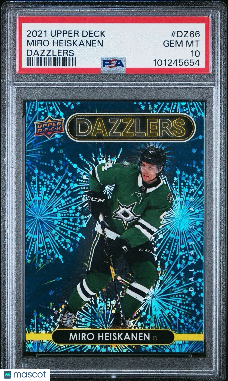 2021-22 Upper Deck - Miro Heiskanen #DZ-66 - Dazzlers - Blue - PSA 10