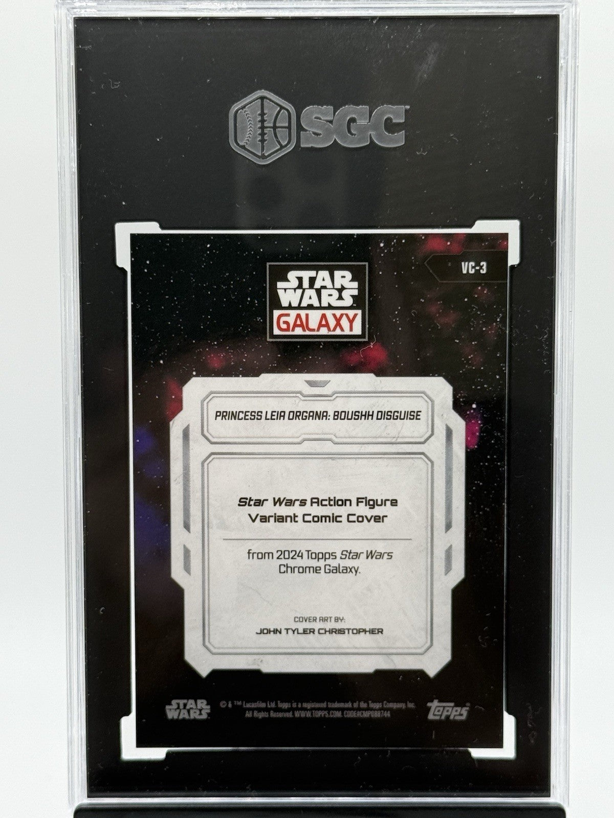 2024 Star Wars Galaxy- Princess Leia Organa SSP -#VC-3 Comic Variant SSP - SGC 9