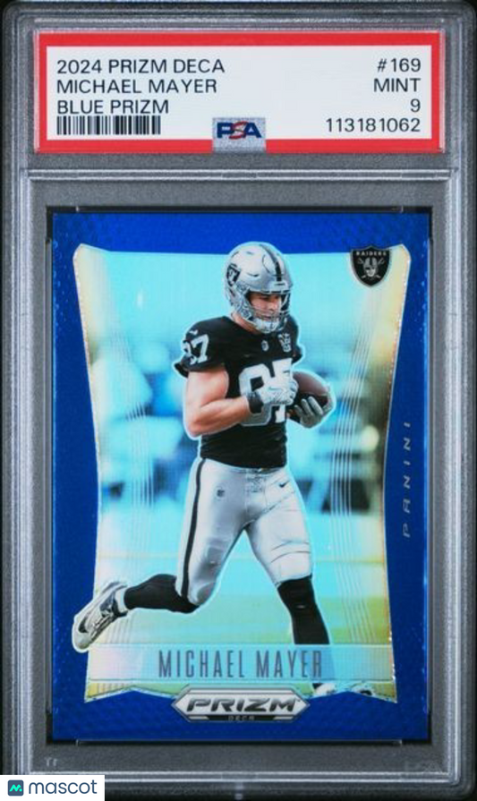 2024 Panini Prizm DECA - Michael Mayer #169 - Blue /149 - PSA - BLUE /149