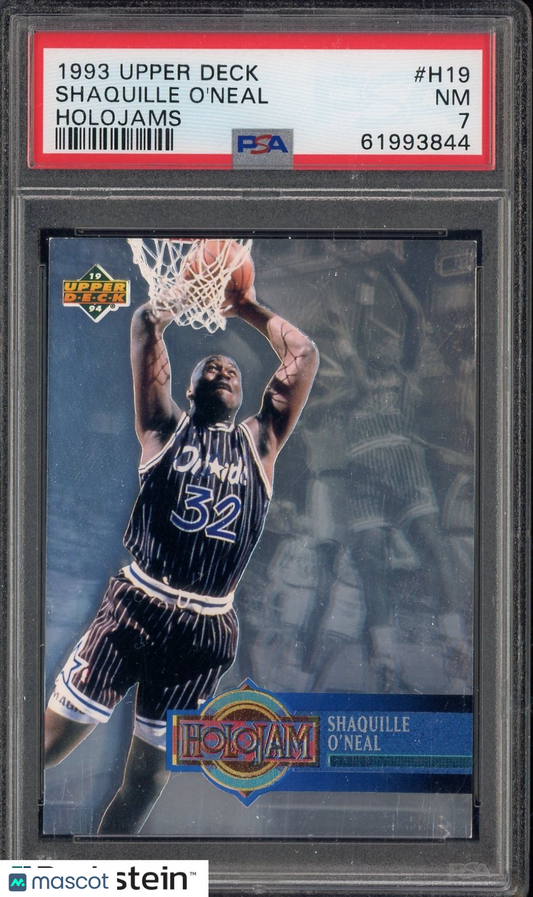 1993 Upper Deck - Shaquille O'Neal #H19 -  Magic HOF - Holojams - PSA - HOLOJAMS