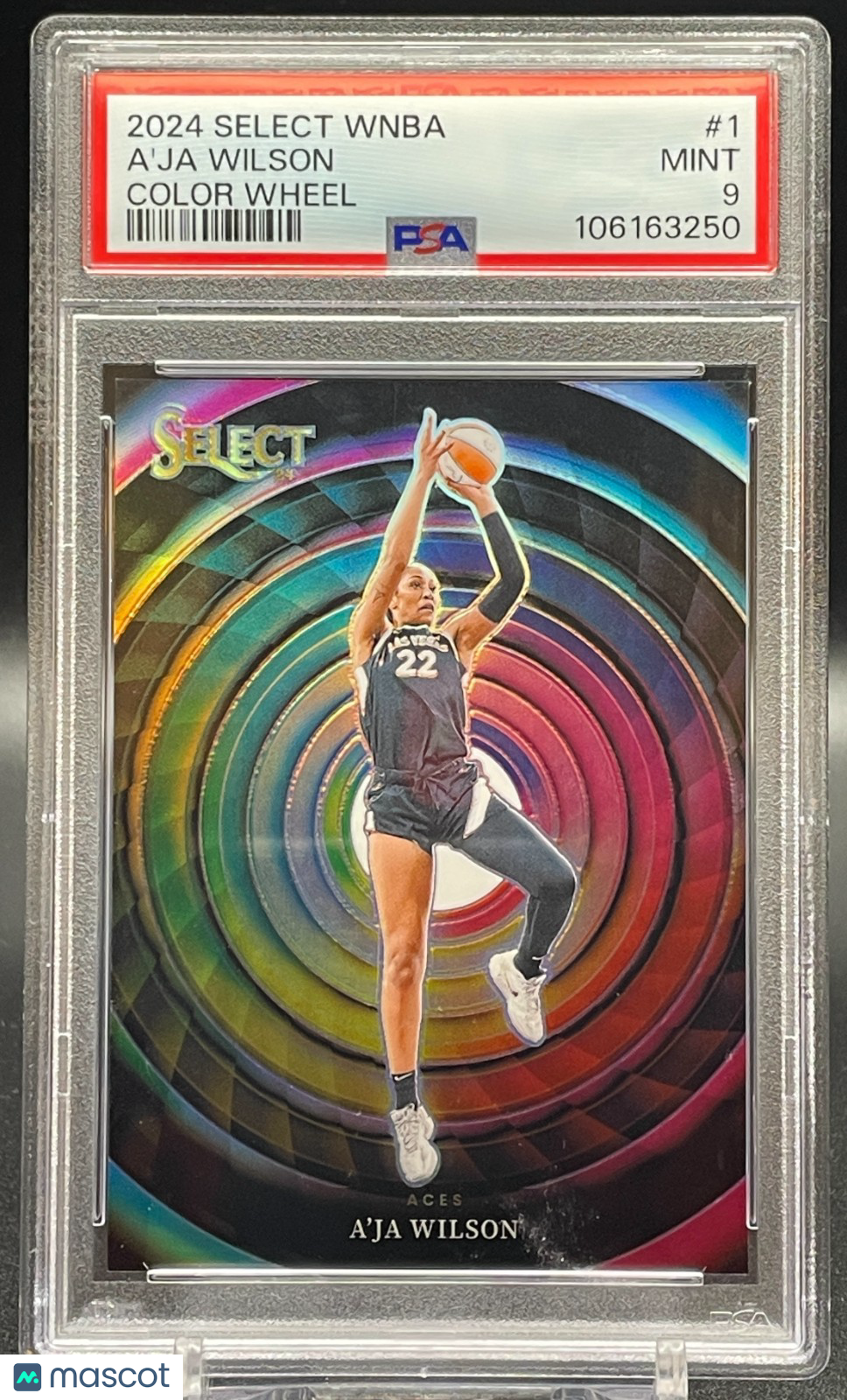 2024 Panini Select WNBA - A’Ja Wilson #1 - Color Wheel - PSA - SSP CASE HIT