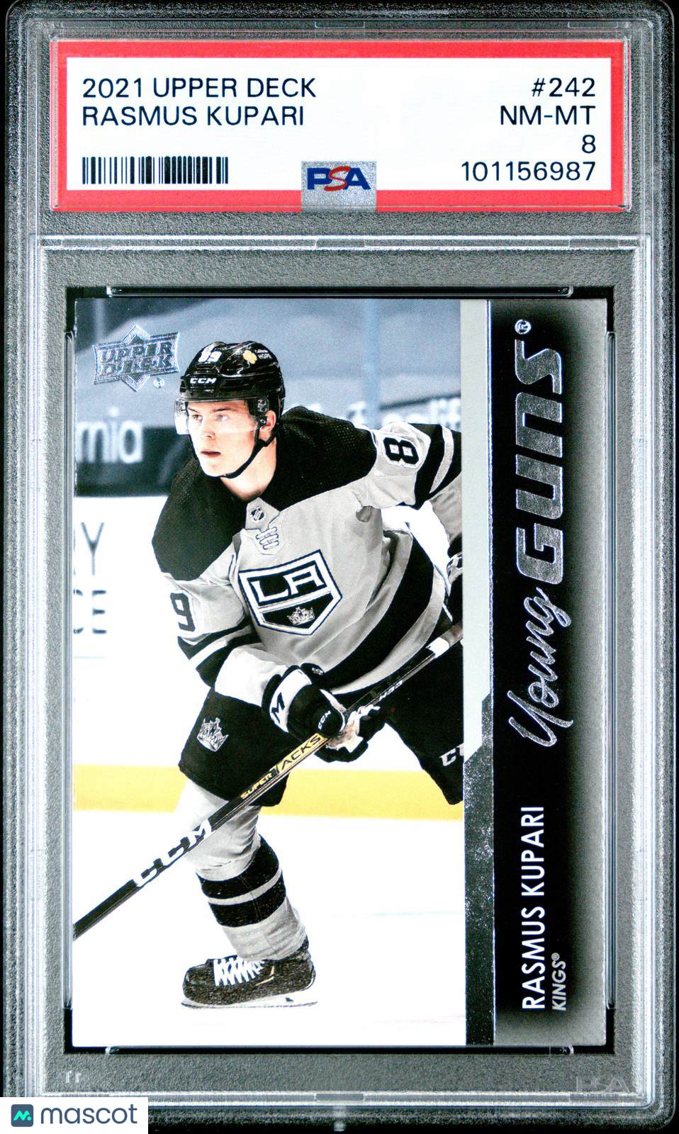 2021 Upper Deck Hockey - Rasmus Kupari - YOUNG GUNS #242 - YG - PSA - YG ROOKIE