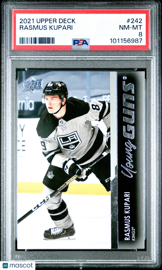 2021 Upper Deck Hockey - Rasmus Kupari - YOUNG GUNS #242 - YG - PSA - YG ROOKIE
