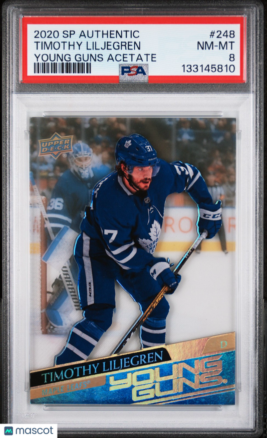 2020 SP Authentic Hockey - Timothy Liljegren #248 - Young Guns Acetate - PSA