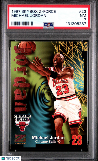 1997 Skybox NBA Z-FORCE - Michael Jordan #23 - PSA 7