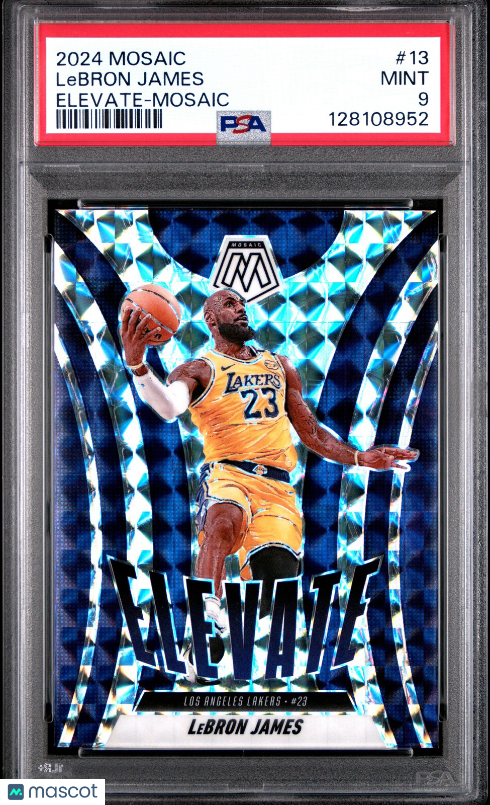 2024 Panini Mosaic NBA - LeBRON JAMES #13 - ELEVATE - MOSAIC - PSA