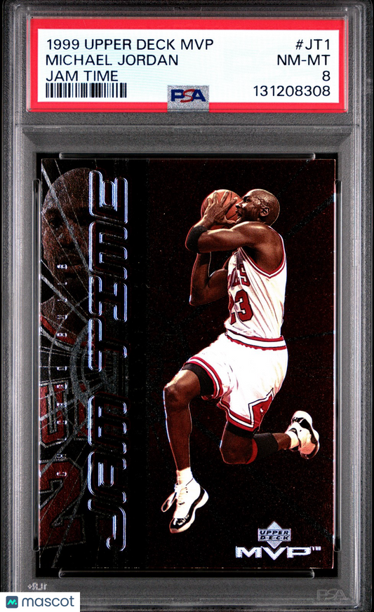 1999 Upper Deck MVP NBA - Michael Jordan #JT1 - Jam Time - PSA 8