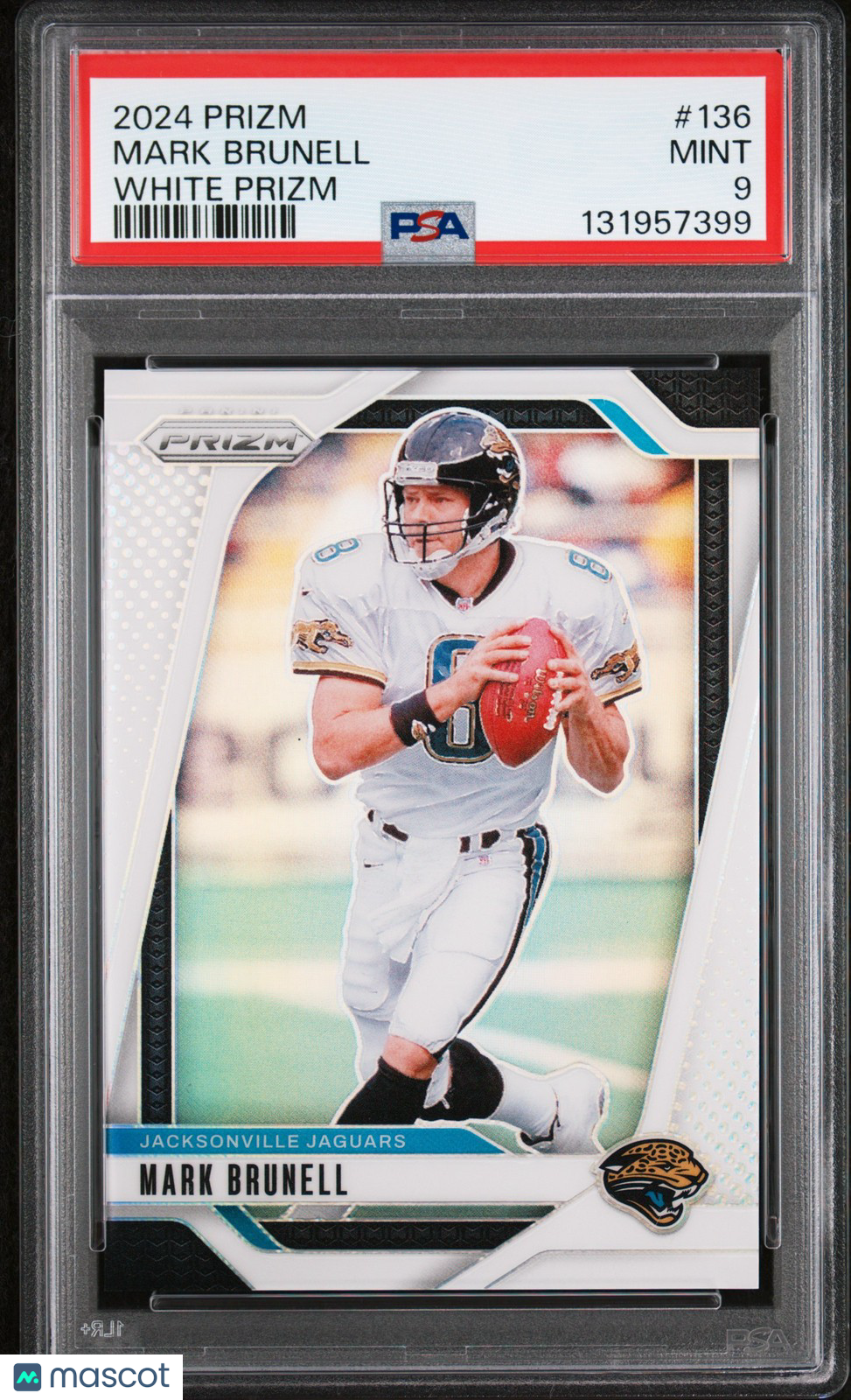 2024 Panini Prizm NFL - Mark Brunell #136 - White Prizm /35 - PSA - White /35