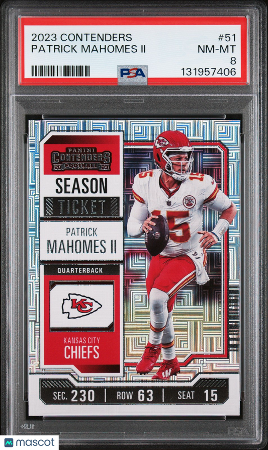 2023 Panini Contenders NFL - Patrick Mahomes II #51 - PSA