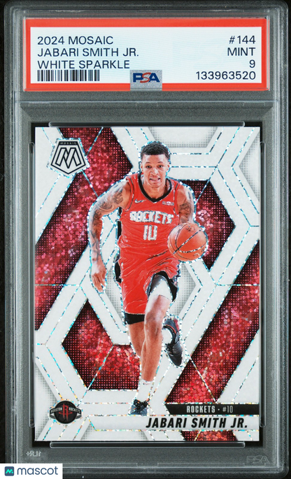 2024 Panini Mosaic NBA - JABARI SMITH JR. #144 - White Sparkle SSP - PSA - SSP