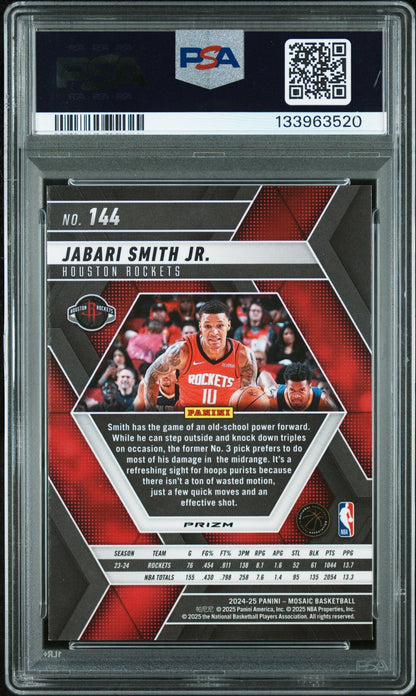 2024 Panini Mosaic NBA - JABARI SMITH JR. #144 - White Sparkle SSP - PSA - SSP