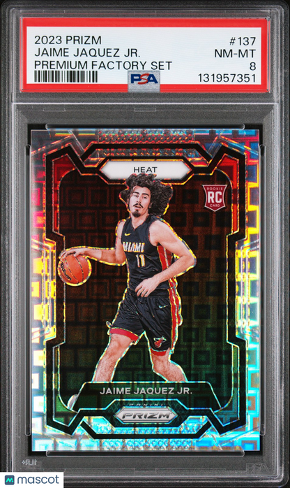 2023 Panini Prizm - JAIME JAQUEZ JR. #137 - Premium /150 - ROOKIE - PSA - /150