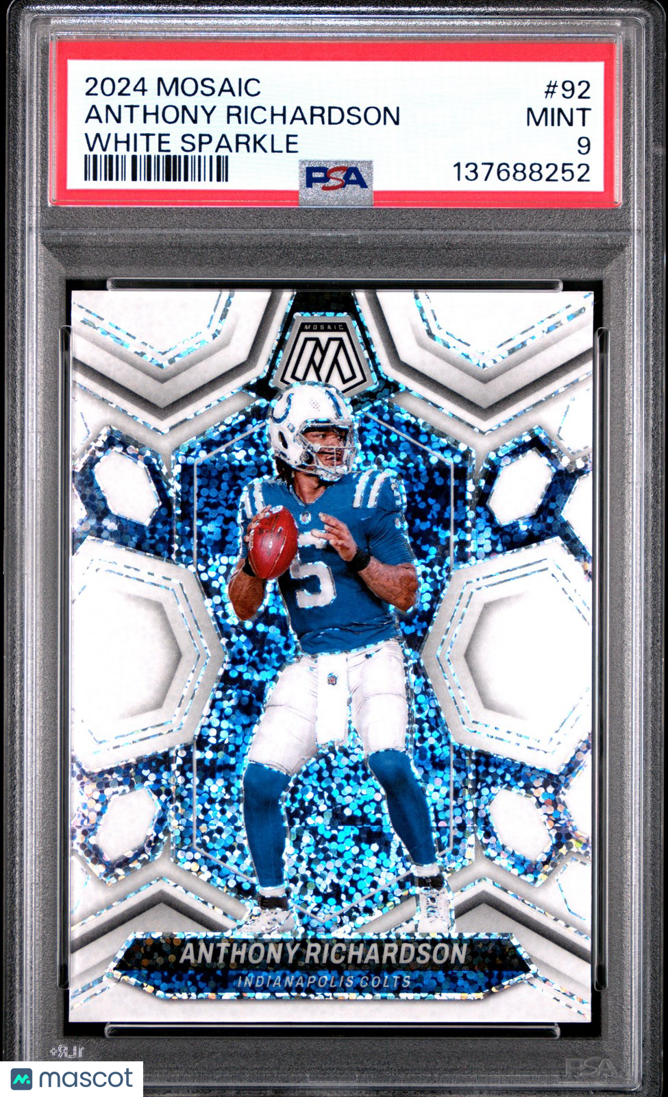 2024 Mosaic - Anthony Richardson - WHITE SPARKLE SSP - PSA - White Sparkle SSP