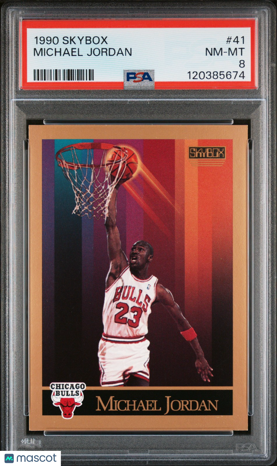 1990 Skybox NBA - Michael Jordan #41 - PSA 8