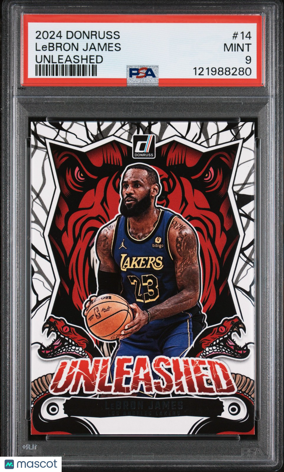 2024 Panini Donruss NBA - LeBRON JAMES #14 - UNLEASHED - PSA