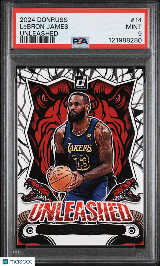 2024 Panini Donruss NBA - LeBRON JAMES #14 - UNLEASHED - PSA