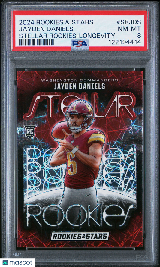 2024 Panini Rooks/Stars - Jayden Daniels - STELLAR ROOKIES - LONGEVITY - PSA