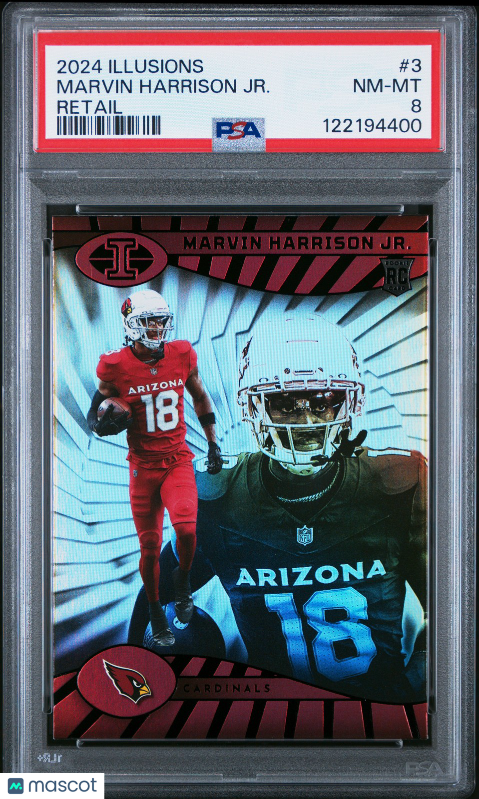 2024 Panini Illusions NFL - Marvin Harrison Jr - RETAIL - Rookie - PSA - ROOKIE