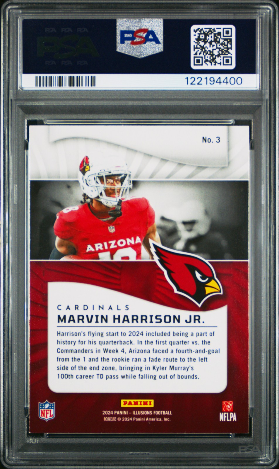 2024 Panini Illusions NFL - Marvin Harrison Jr - RETAIL - Rookie - PSA - ROOKIE