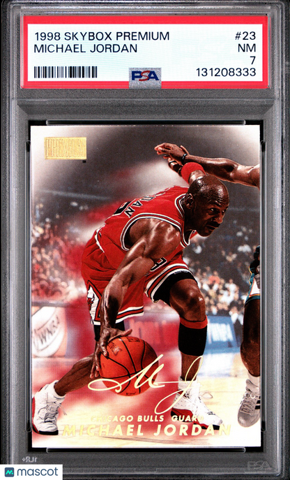 1998 SKYBOX PREMIUM NBA - Michael Jordan #23 - PSA 7