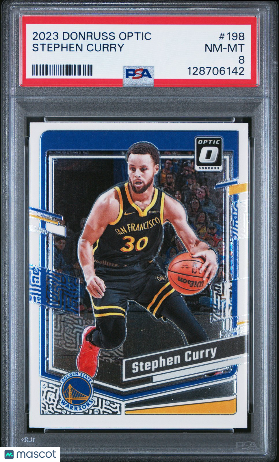 2023 - Optic NBA - Stephen Curry #198 a - PSA - Steph Curry