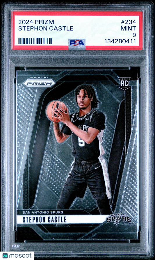2024 Panini Prizm NBA - Stephon Castle #234 - ROOKIE - PSA - ROOKIE