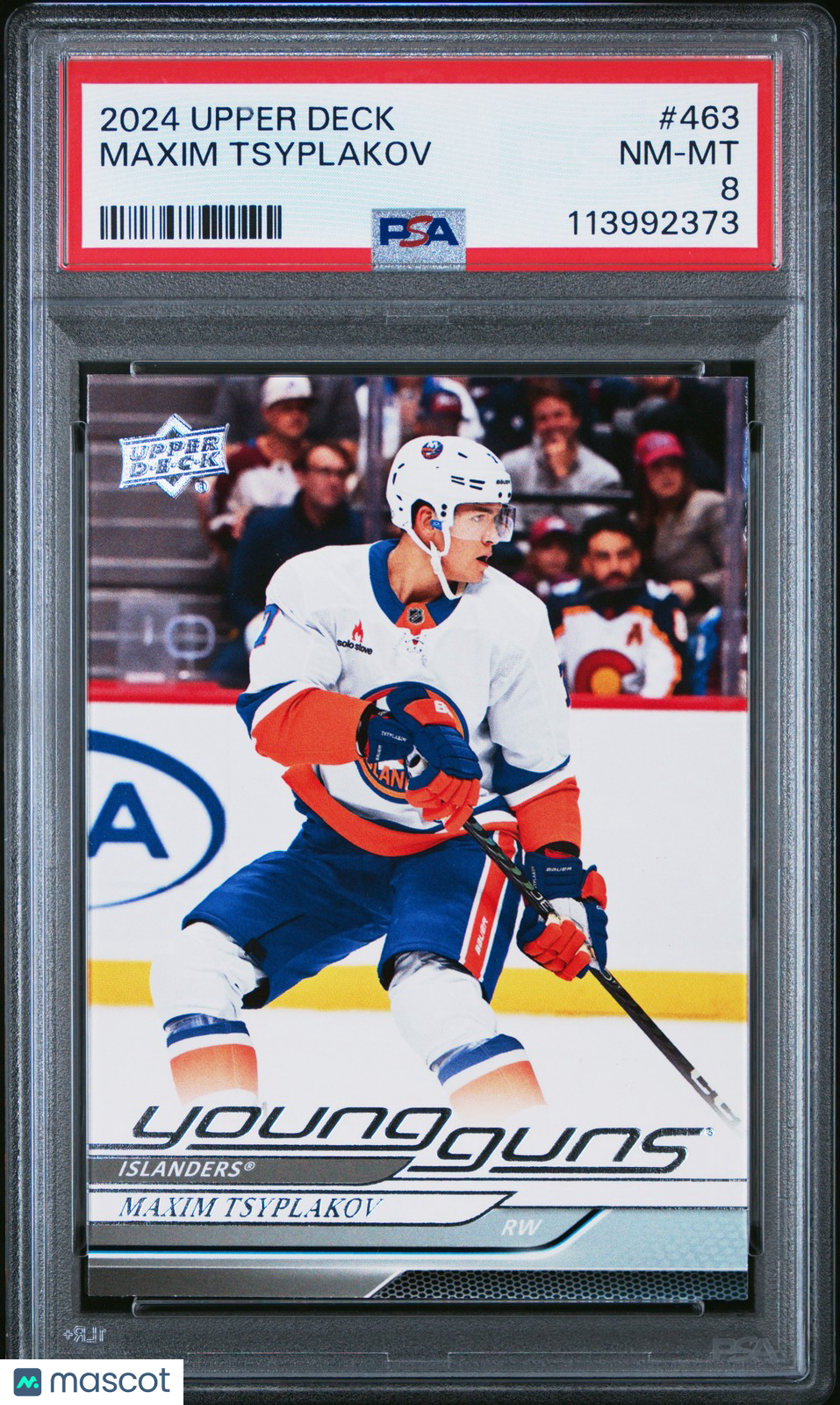 2024 Upper Deck Hockey - MAXIM TSYPLAKOV #463 - Young Guns ROOKIE - PSA