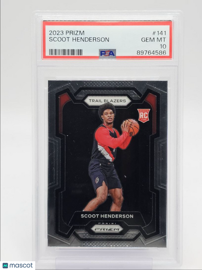 2023 Panini Prizm NBA - Scoot Henderson #141 b - ROOKIE - PSA 10