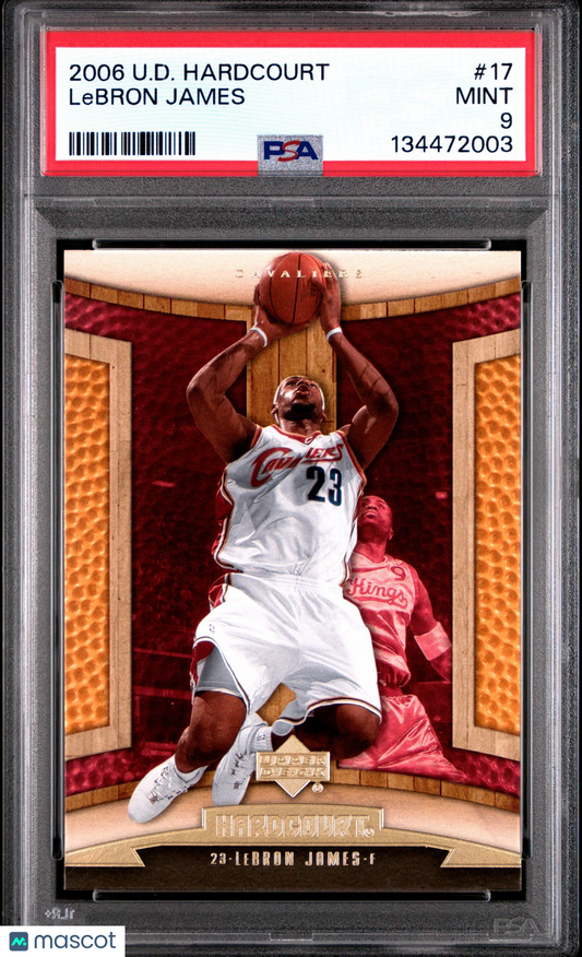 2006 Upper Deck HARDCOURT - LeBRON JAMES #17 - Basketball NBA - PSA