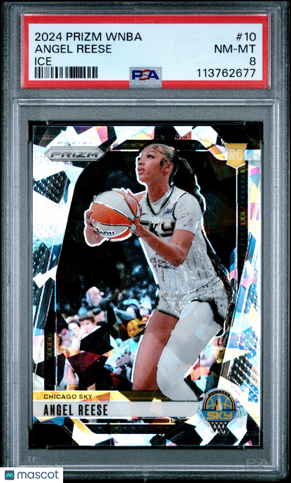 2024 Panini Prizm WNBA - ANGEL REESE #10 - Ice Rookie - PSA 8 - Ice ROOKIE