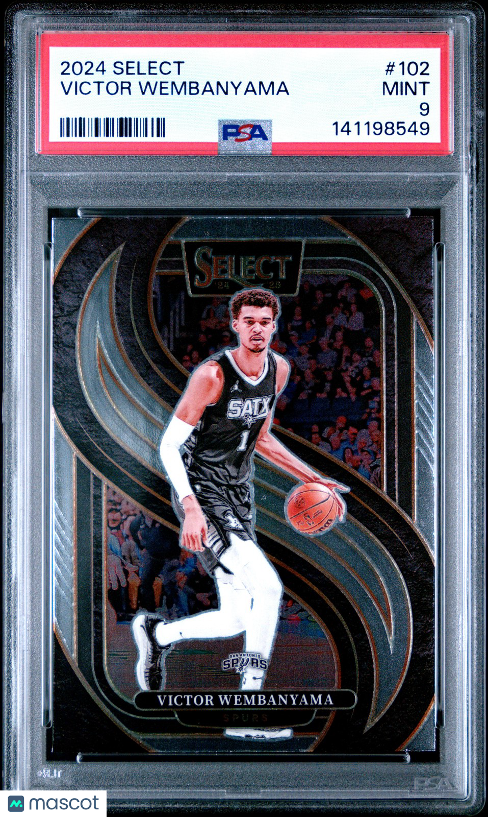 2024 Panini Select Basketball NBA - VICTOR WEMBANYAMA #102 - PSA