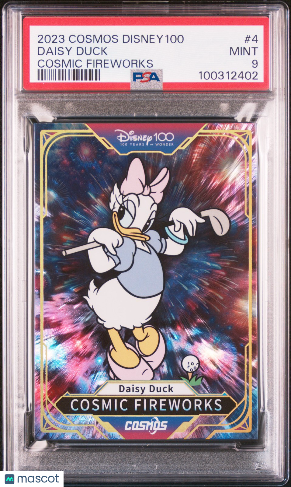 2023 Kakawow Cosmos Disney100 - DAISY DUCK #4 - ALL-STAR COSMIC FIREWORKS - PSA