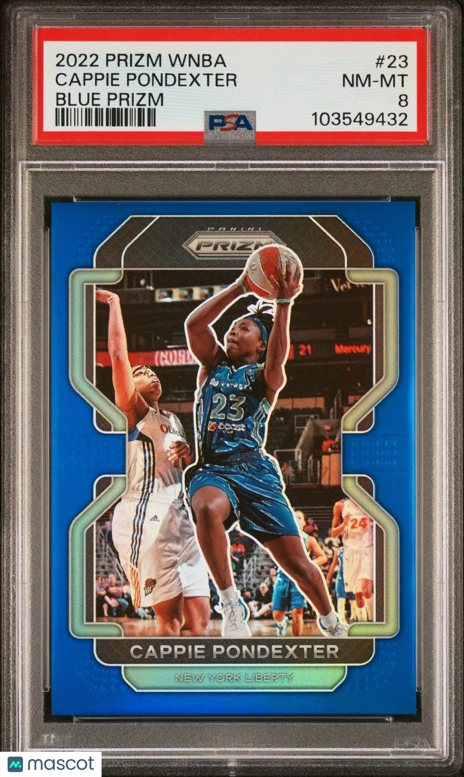 2022 Panini Prizm WNBA - CAPPIE PONDEXTER #23 - Blue Prizm /149 - PSA - /149