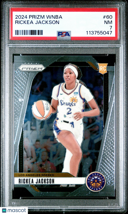 2024 Panini Prizm WNBA - RICKEA JACKSON #60 b - Rookie - PSA 7 - ROOKIE - PSA