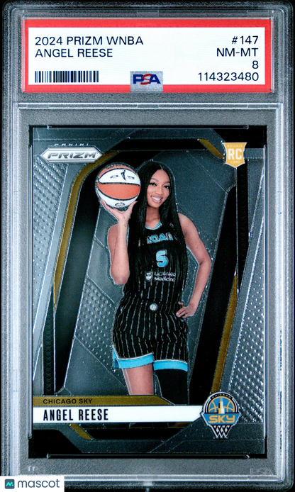 2024 Panini Prizm WNBA - ANGEL REESE #147 b - Rookie - PSA 8 - ROOKIE