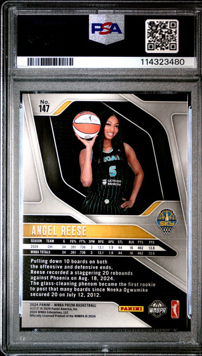2024 Panini Prizm WNBA - ANGEL REESE #147 b - Rookie - PSA 8 - ROOKIE