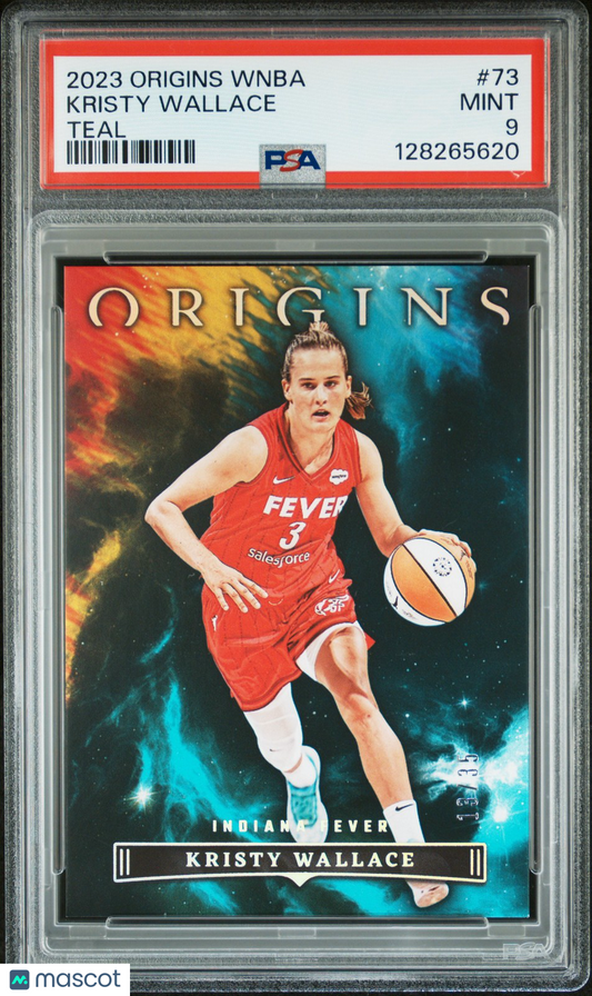 2023 Panini Origins WNBA - KRISTY WALLACE #73 - TEAL /35 - PSA - /35