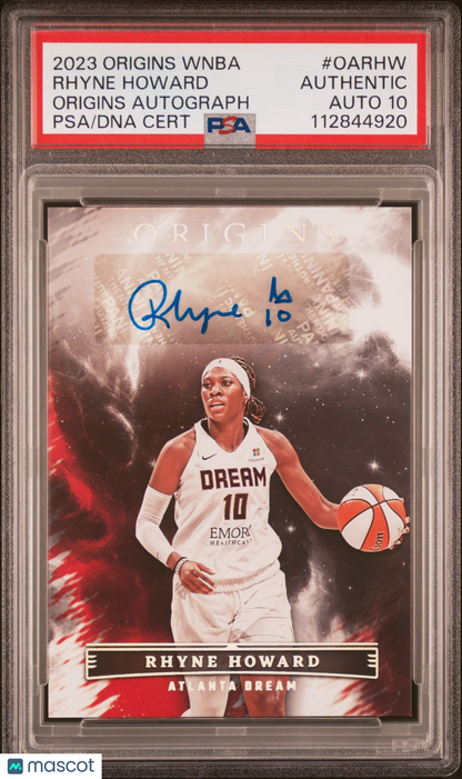 2023 Panini Origins WNBA - RHYNE HOWARD #OARHW - ORIGINS AUTOS - PSA - Auto 10