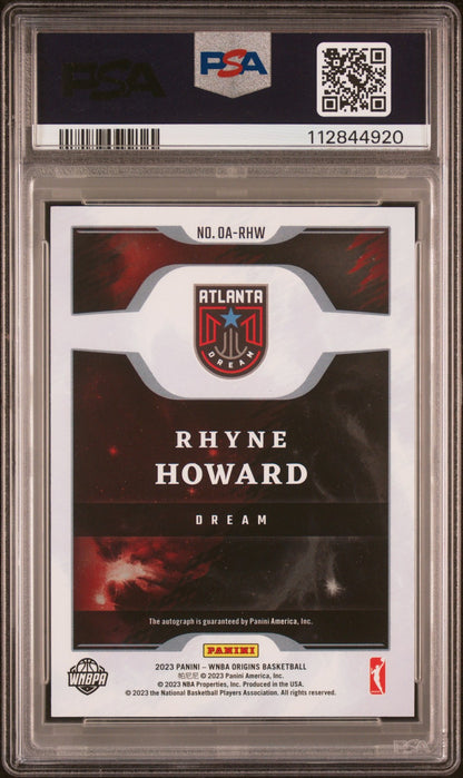 2023 Panini Origins WNBA - RHYNE HOWARD #OARHW - ORIGINS AUTOS - PSA - Auto 10
