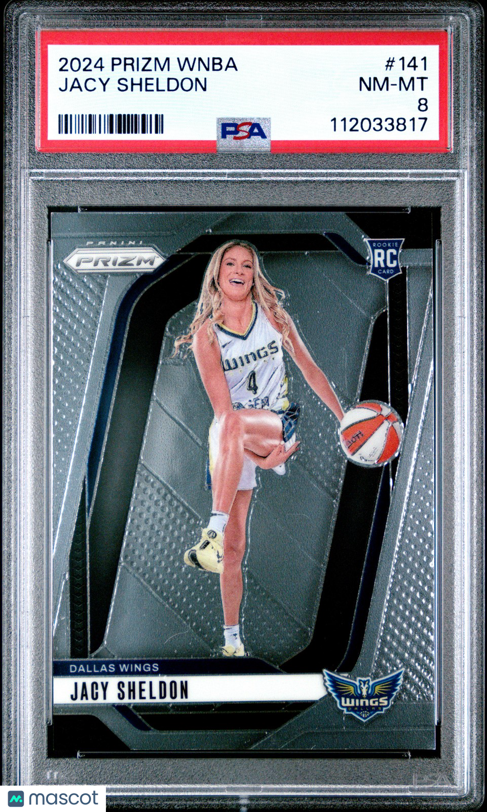 2024 Panini Prizm WNBA - JACY SHELDON #141 a - Rookie - PSA 8 - ROOKIE