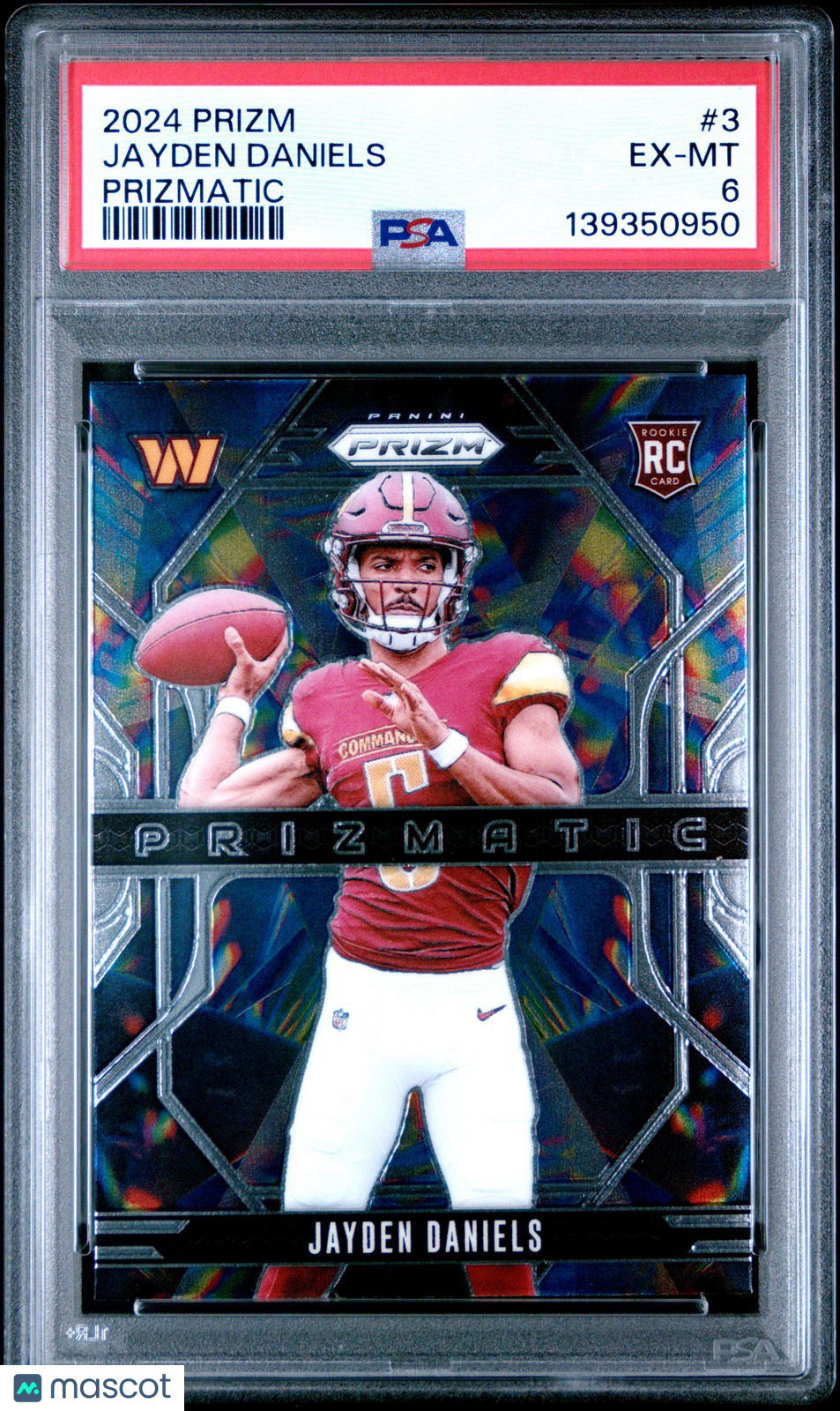 2024 Panini Prizm Football NFL - JAYDEN DANIELS #3 -  PRIZMATIC - PSA - Rookie