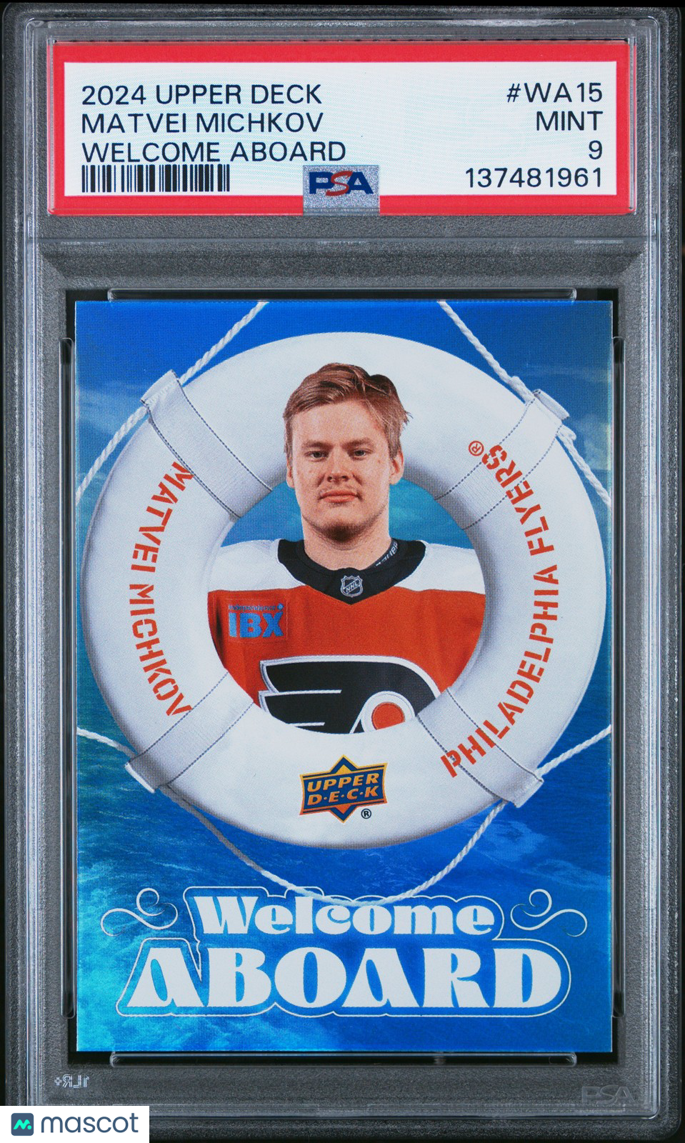 2024 Upper Deck Hockey NHL - MATVEI MICHKOV #WA15 - Welcome Aboard ROOKIE -  PSA