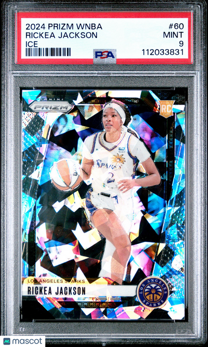 2024 Panini Prizm WNBA - RICKEA JACKSON #60b - Rookie ICE - PSA 9 - ROOKIE - PSA