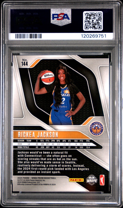 2024 Panini Prizm WNBA - RICKEA JACKSON #144 - PSA
