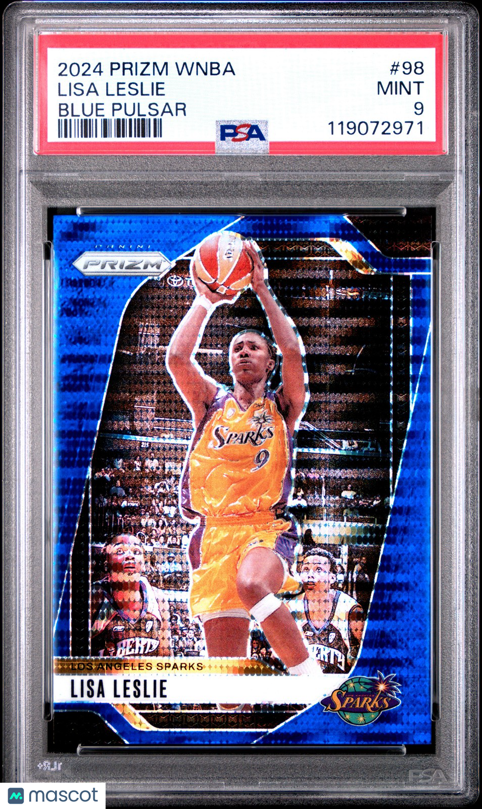 2024 Panini Prizm WNBA - LISA LESLIE #98 - Blue Pulsar /199 - PSA 9 - /199