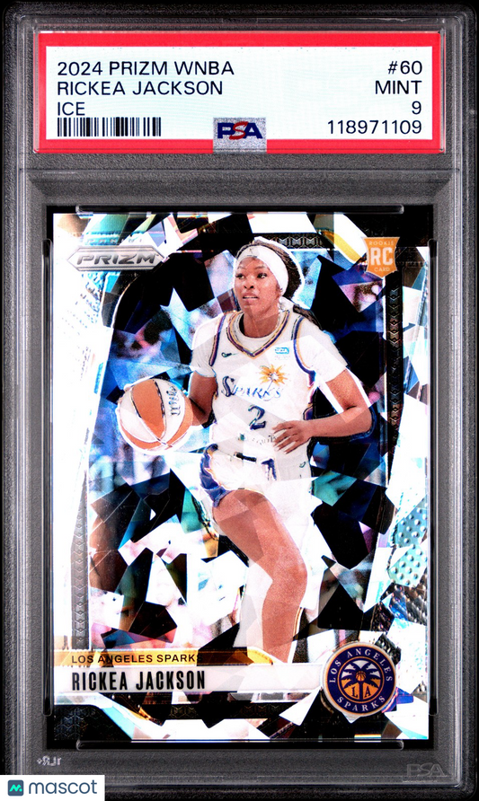 2024 Panini Prizm WNBA - RICKEA JACKSON #60c - Rookie ICE - PSA 9 - ROOKIE - PSA