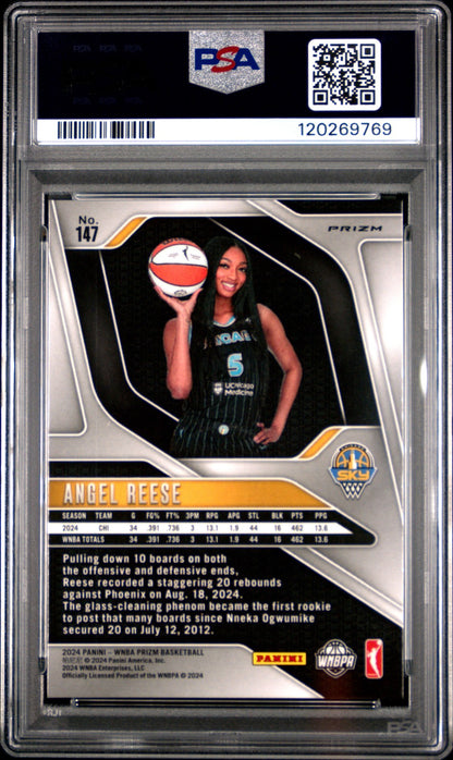 2024 Panini Prizm WNBA - ANGEL REESE #147 - Ice Rookie - PSA 9 - Ice ROOKIE