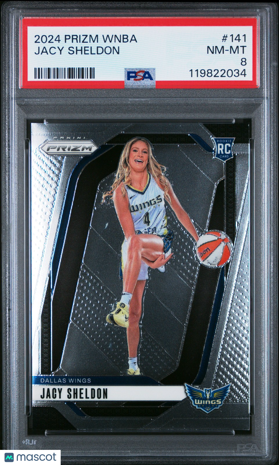 2024 Panini Prizm WNBA - JACY SHELDON #141 b - Rookie - PSA 8 - ROOKIE