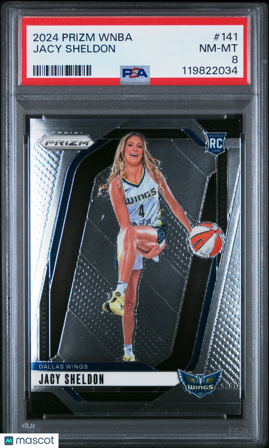 2024 Panini Prizm WNBA - JACY SHELDON #141 b - Rookie - PSA 8 - ROOKIE